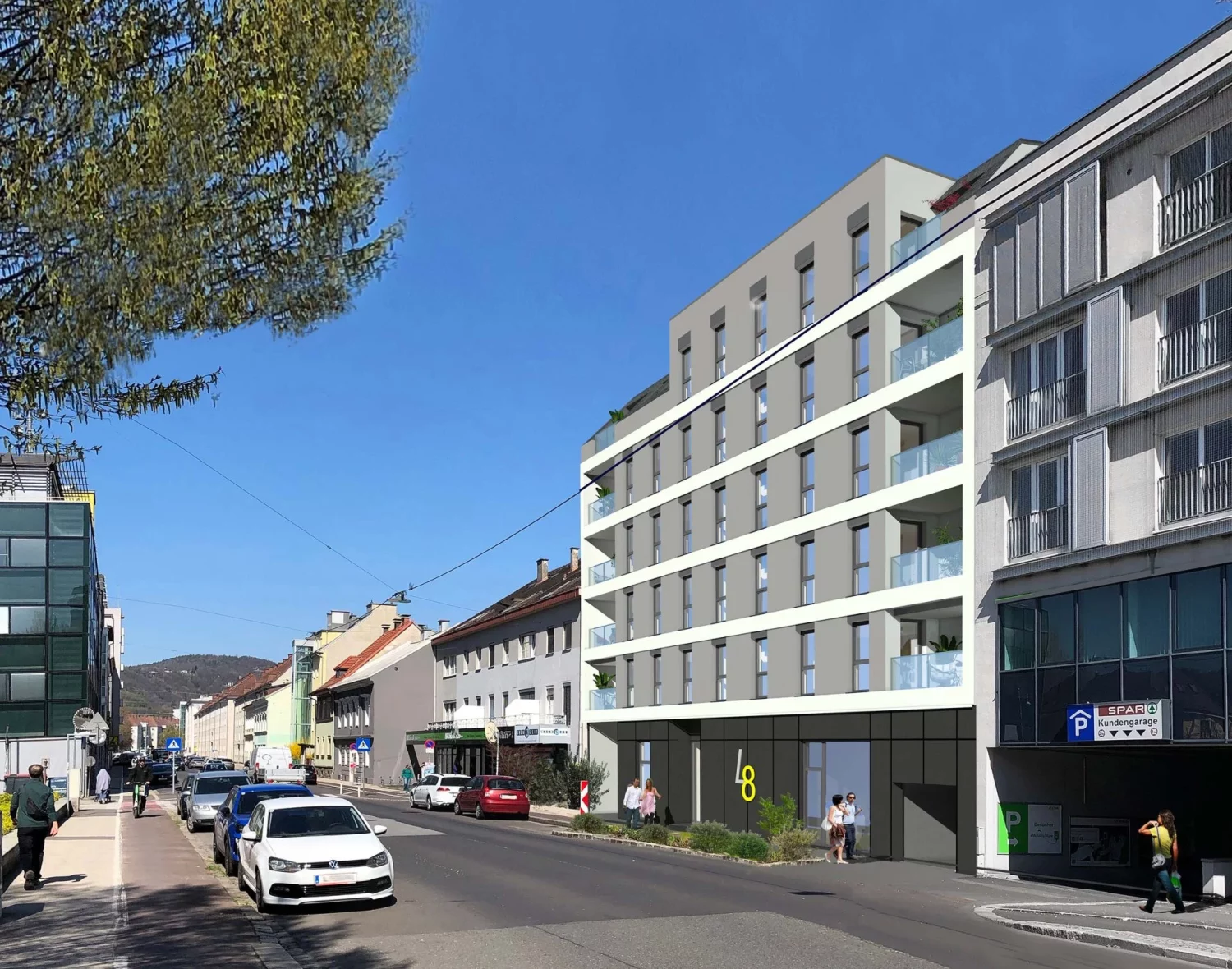 Straßenseite (Richtung N)